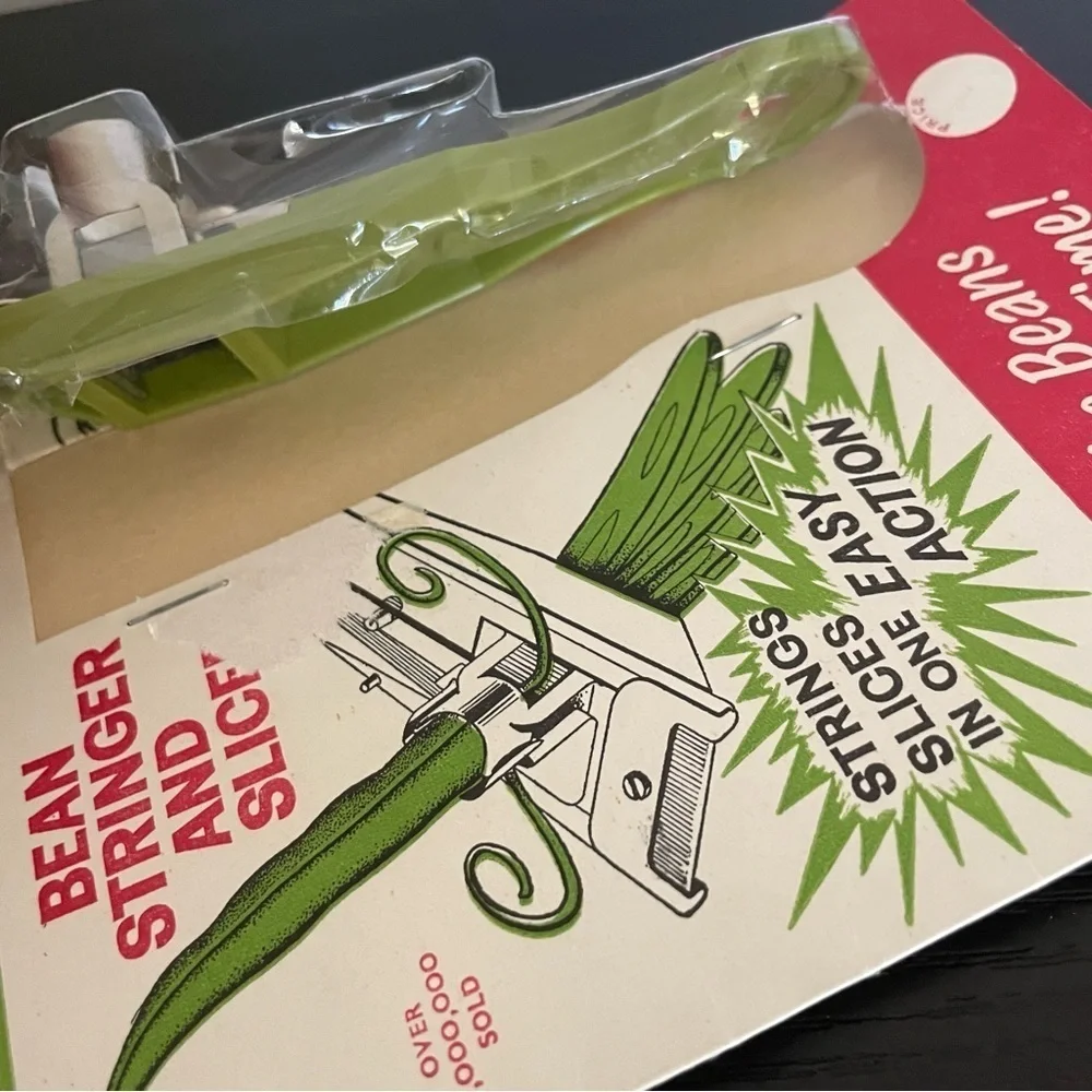$5 DEALS Vintage Bean Stringer & Slicer Kitchen Tool Utensil Original Package
